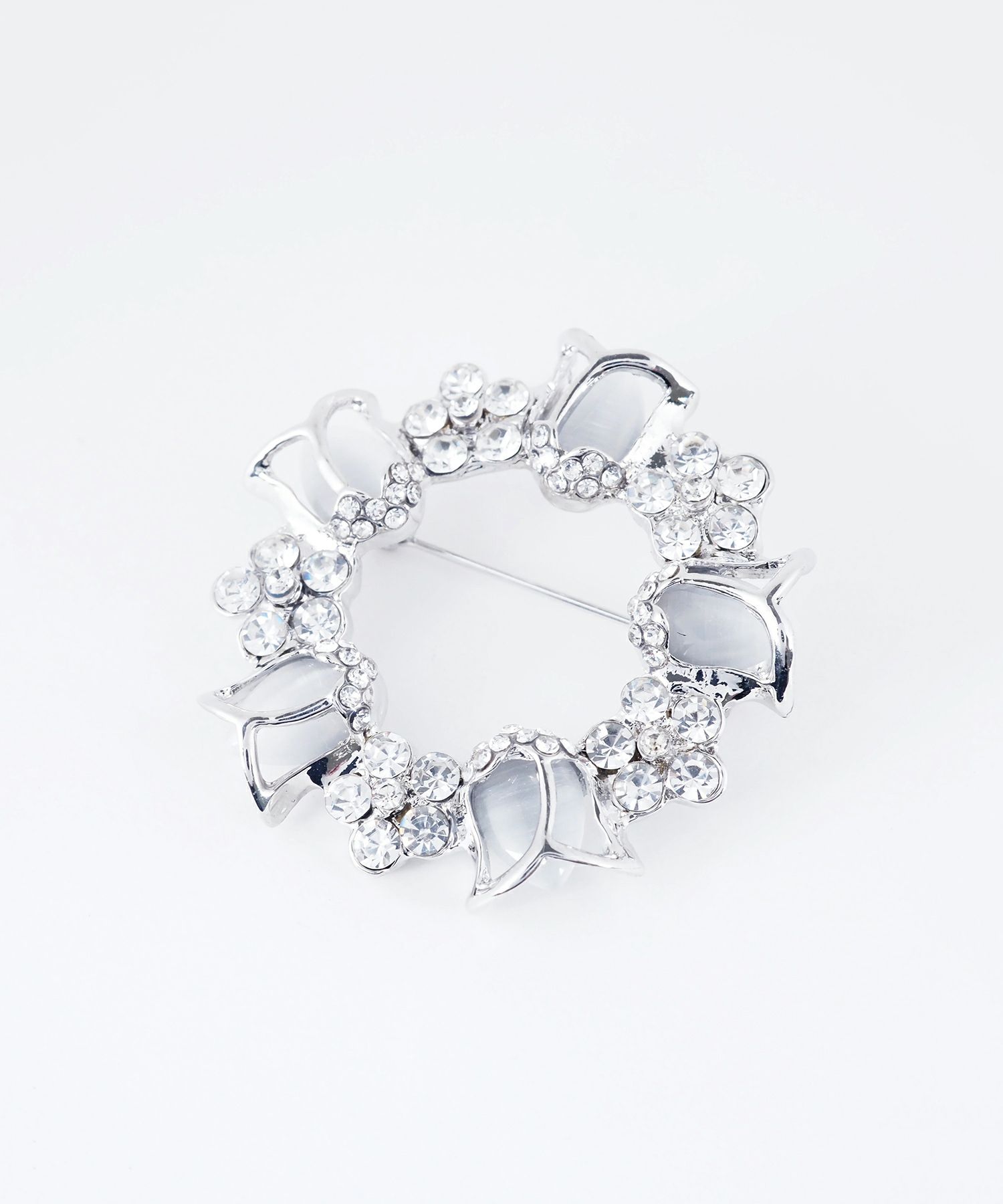 チューリップサークルブローチ