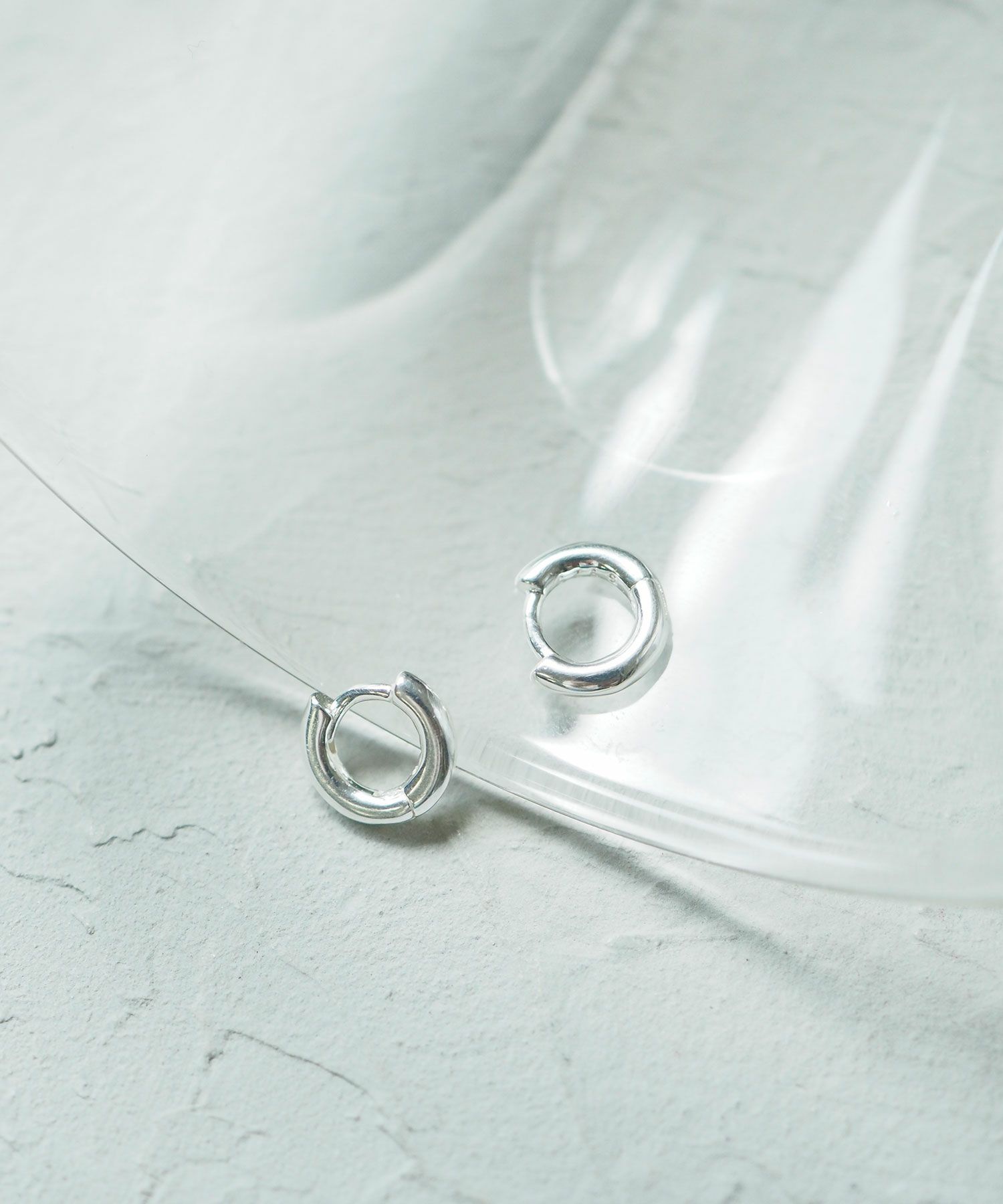 [SV925]ミニマルフープワンタッチピアス