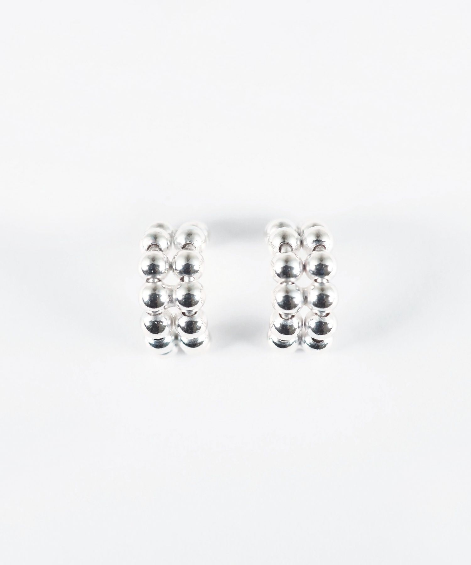 [SV925]ドットハーフフープピアス