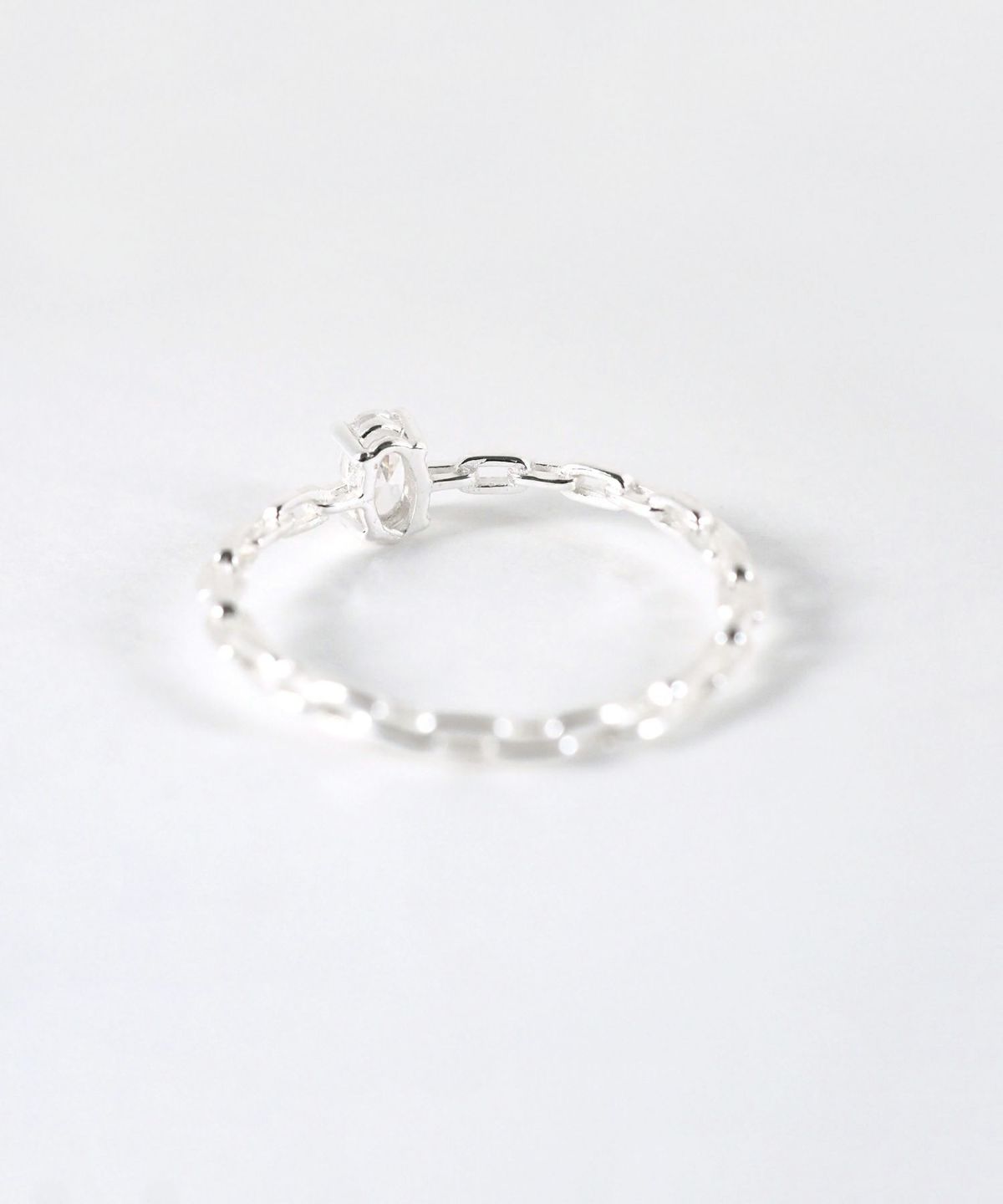 [SV925]チェーンデザインジルコニアリング