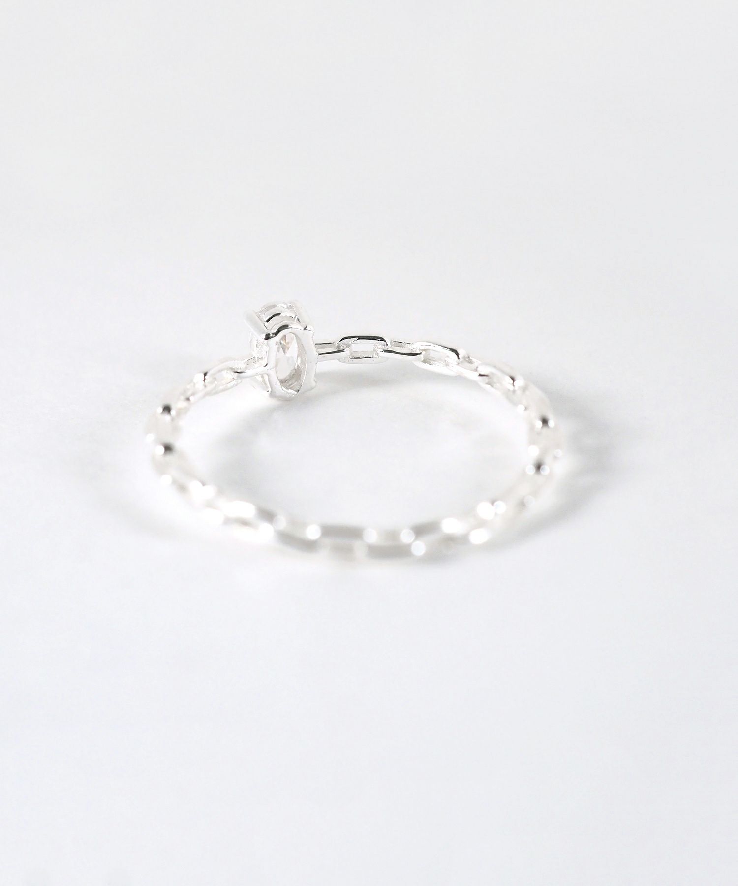 [SV925]チェーンデザインジルコニアリング