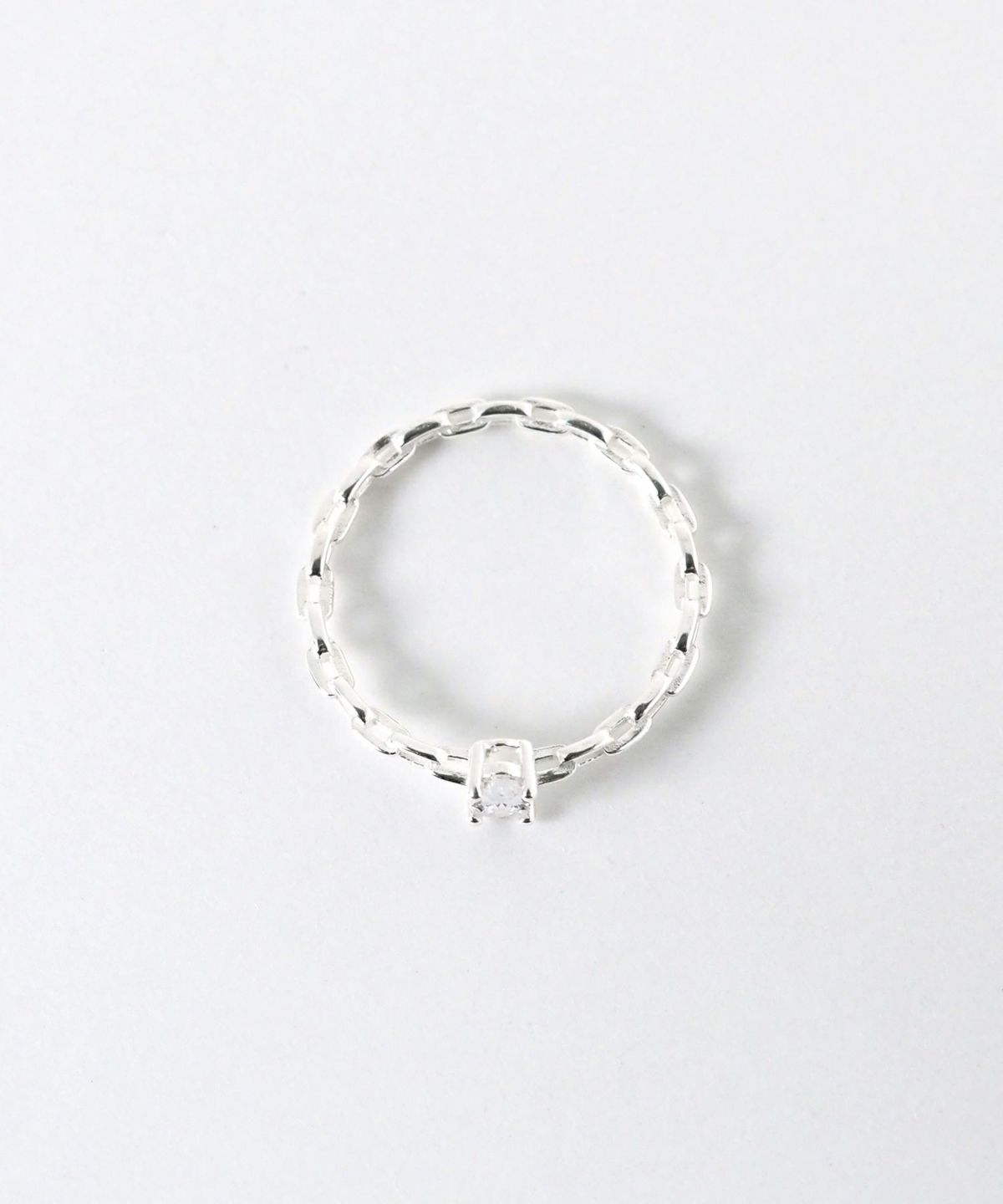 [SV925]チェーンデザインジルコニアリング