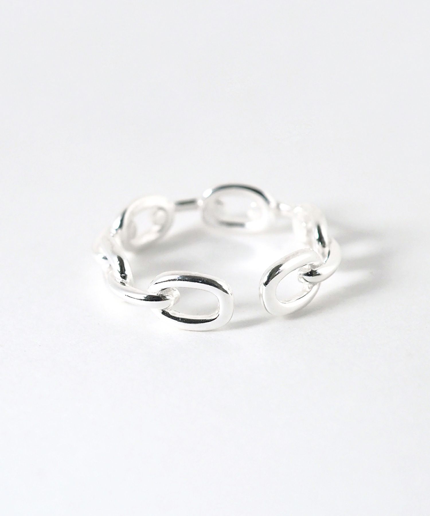 [SV925]チェーンデザインオープンリング