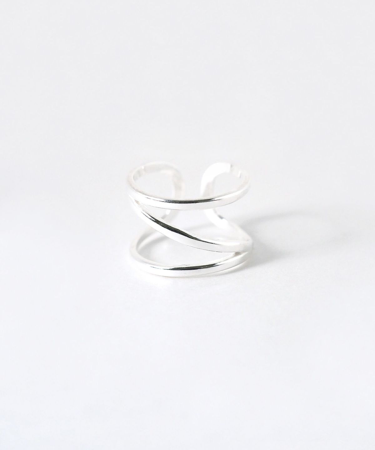 [SV925]ダブルラインピンキーリング