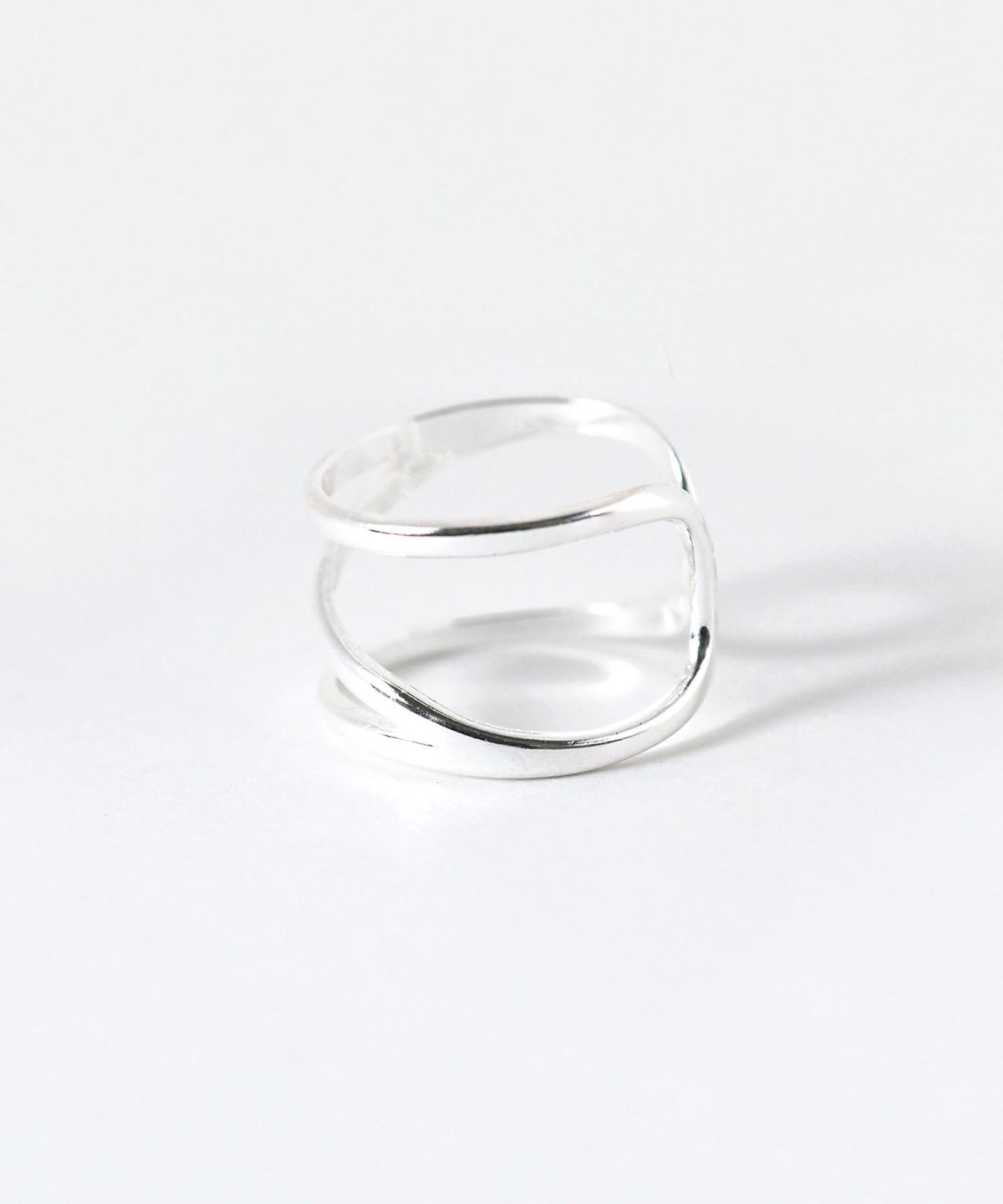 [SV925]ダブルラインピンキーリング