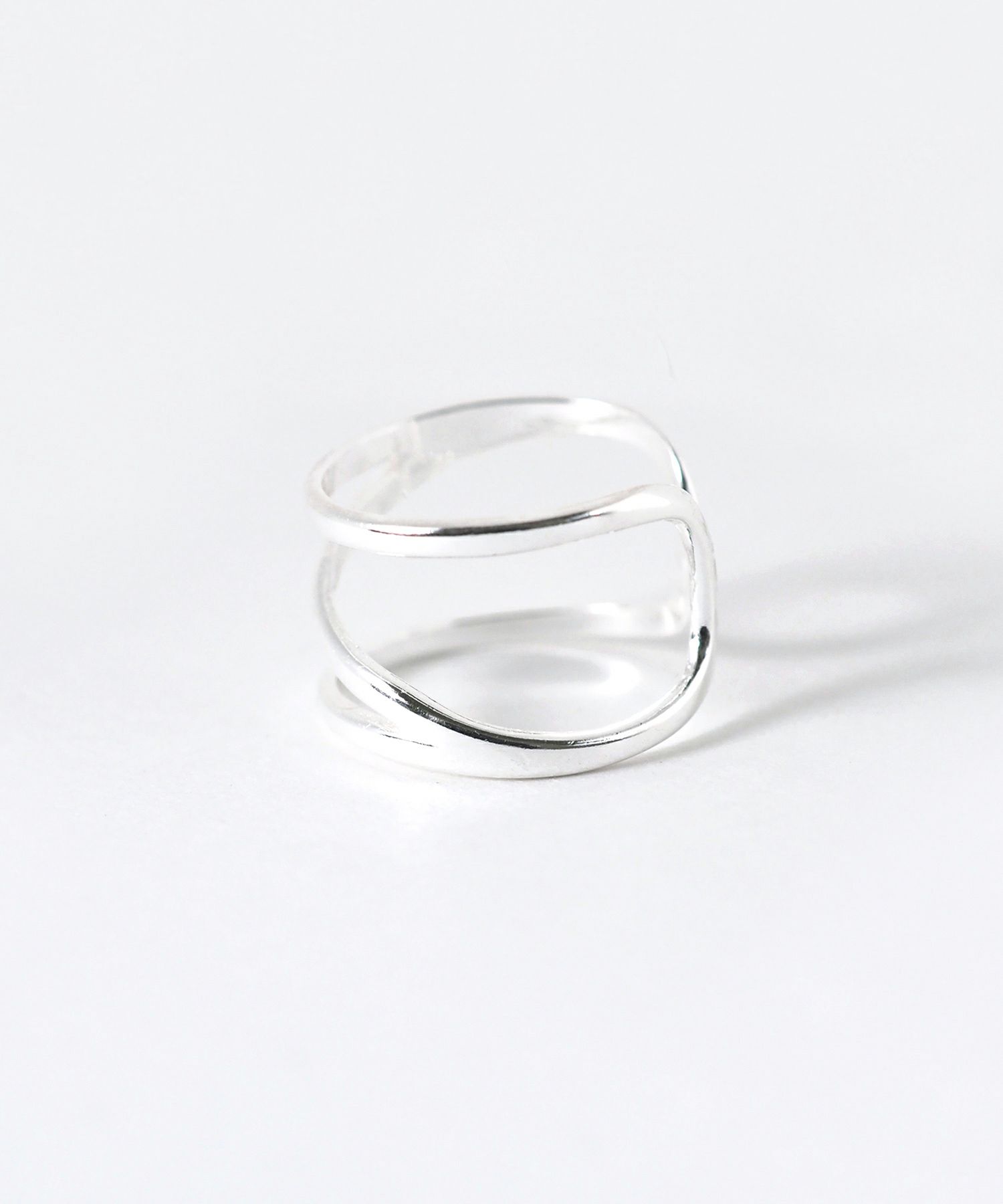 [SV925]ダブルラインピンキーリング