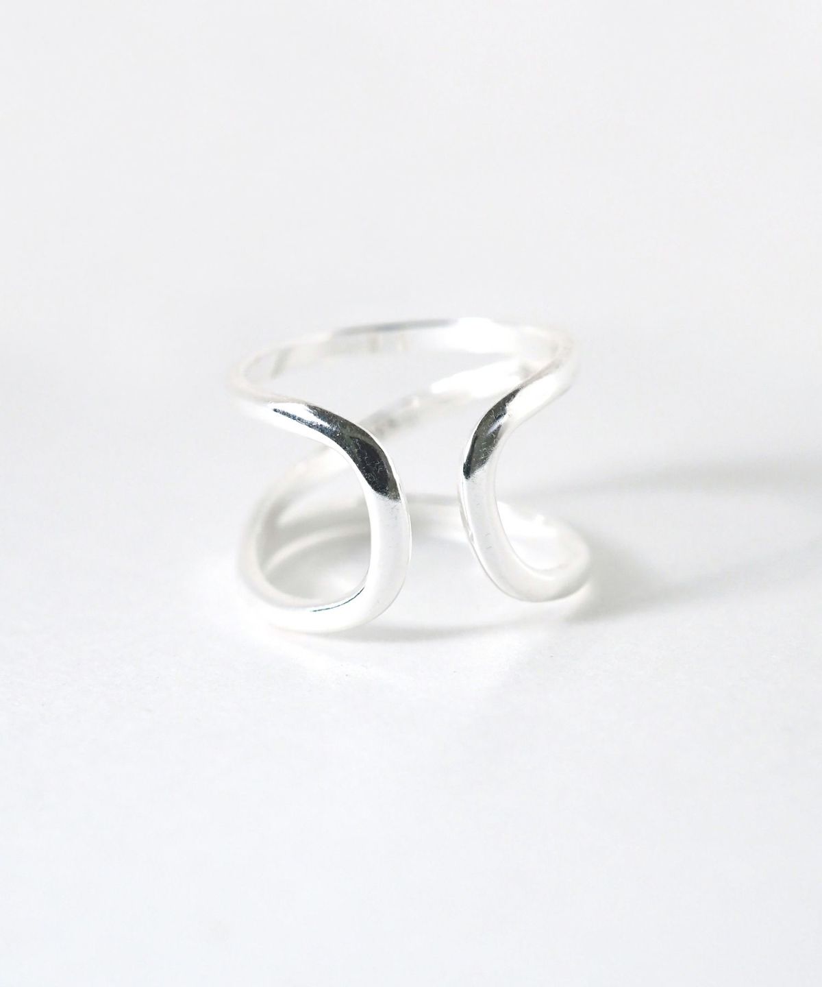 [SV925]ダブルラインピンキーリング