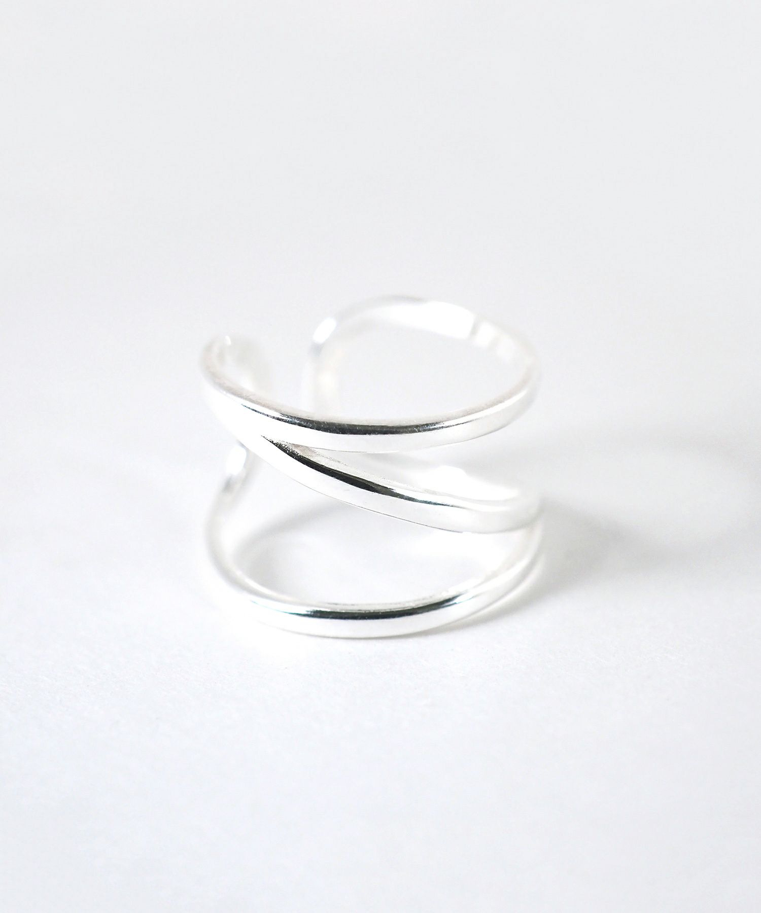 [SV925]ダブルラインピンキーリング