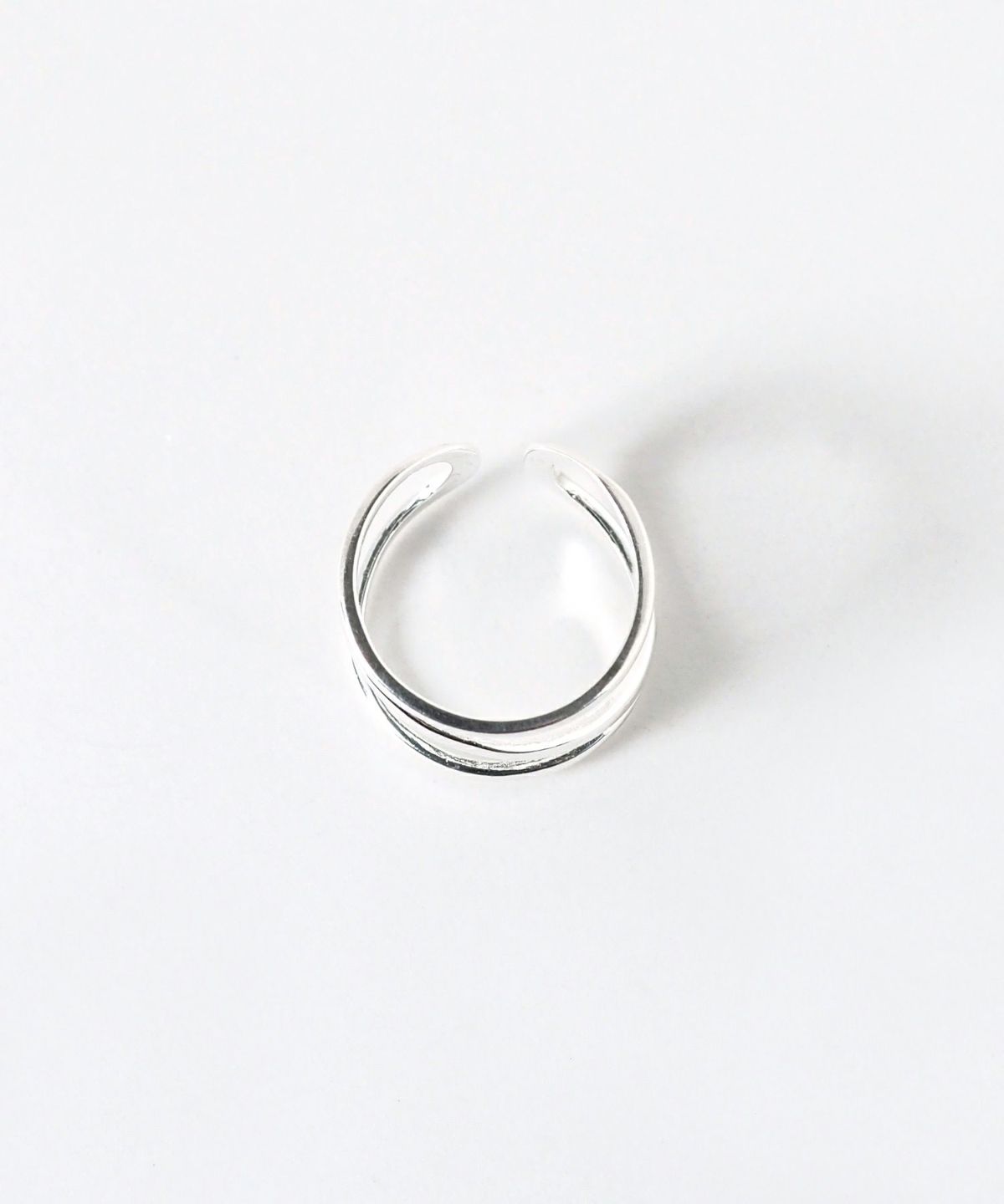 [SV925]ダブルラインピンキーリング