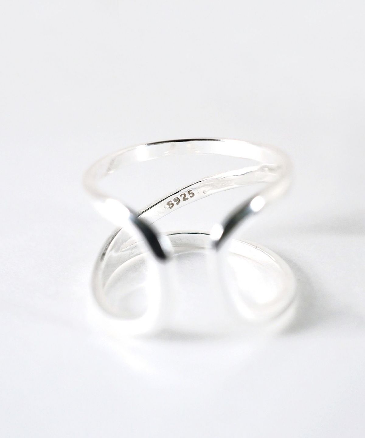 [SV925]ダブルラインピンキーリング