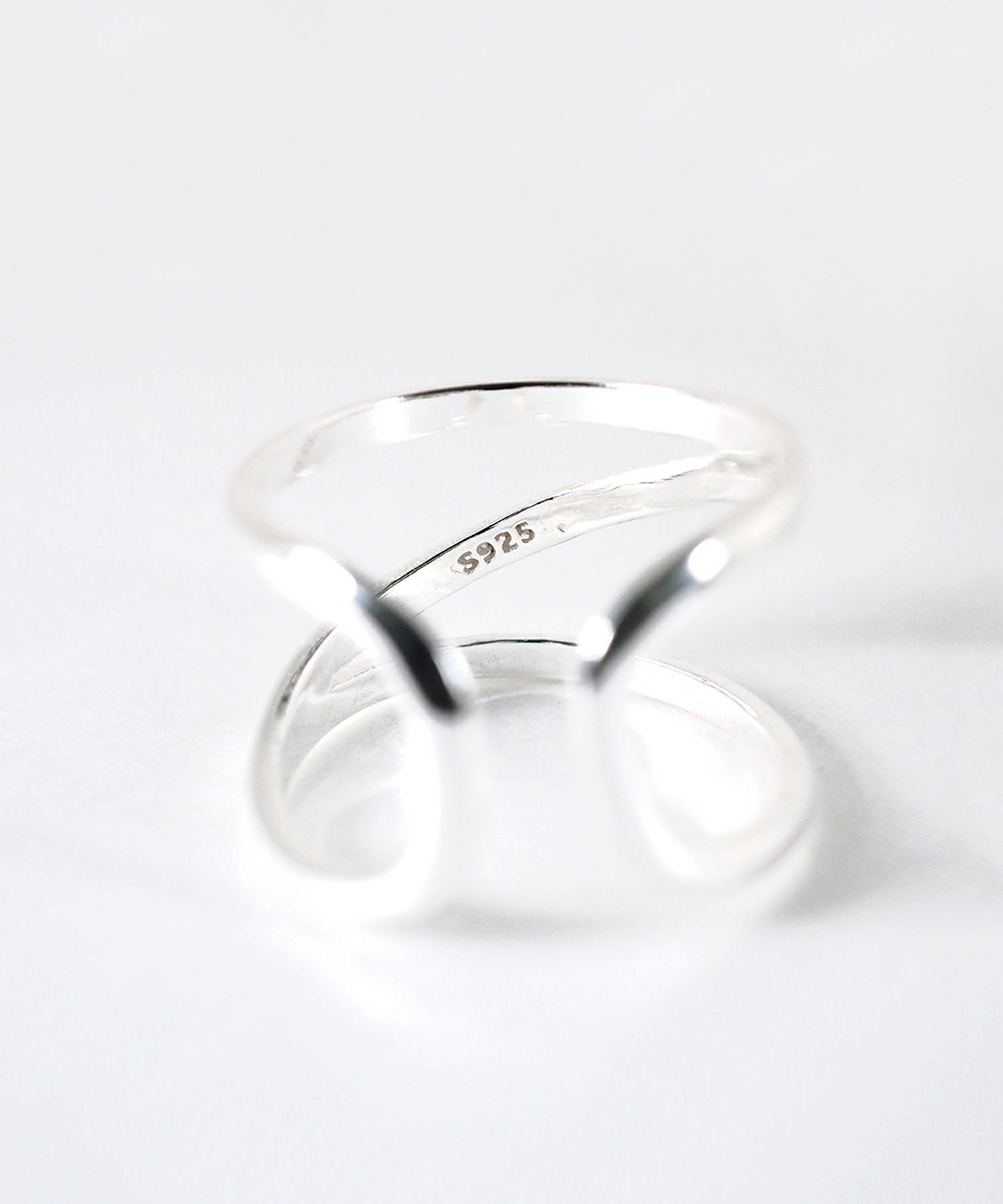 [SV925]ダブルラインピンキーリング