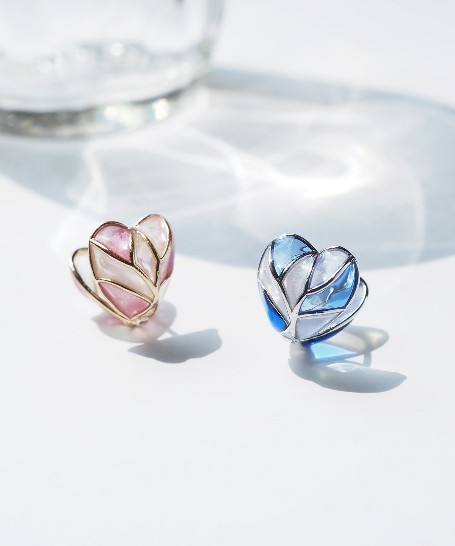 ミニハートモロッカンステンレスポストピアス【MORROCCAN】