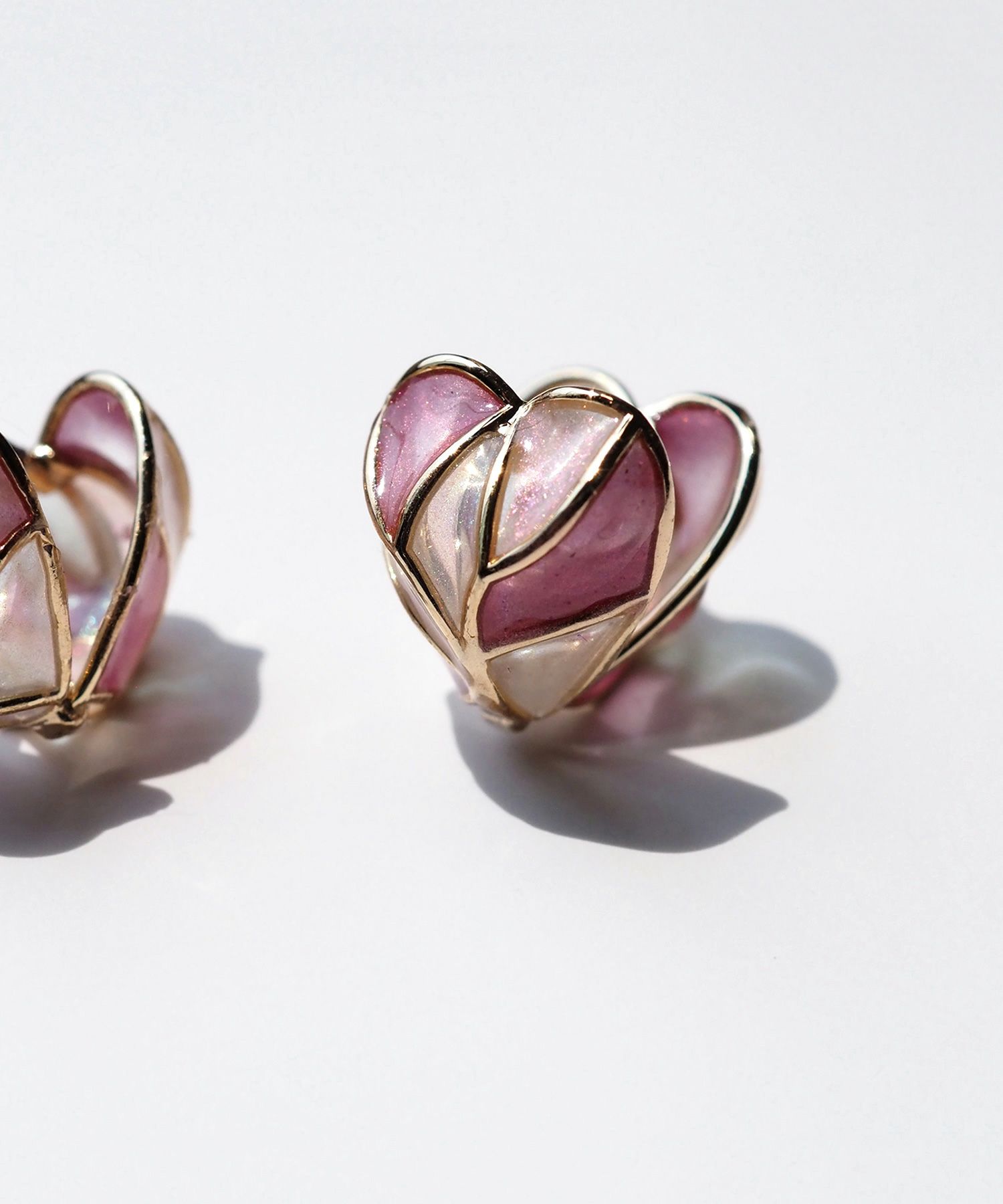 ミニハートモロッカンステンレスポストピアス【MORROCCAN】