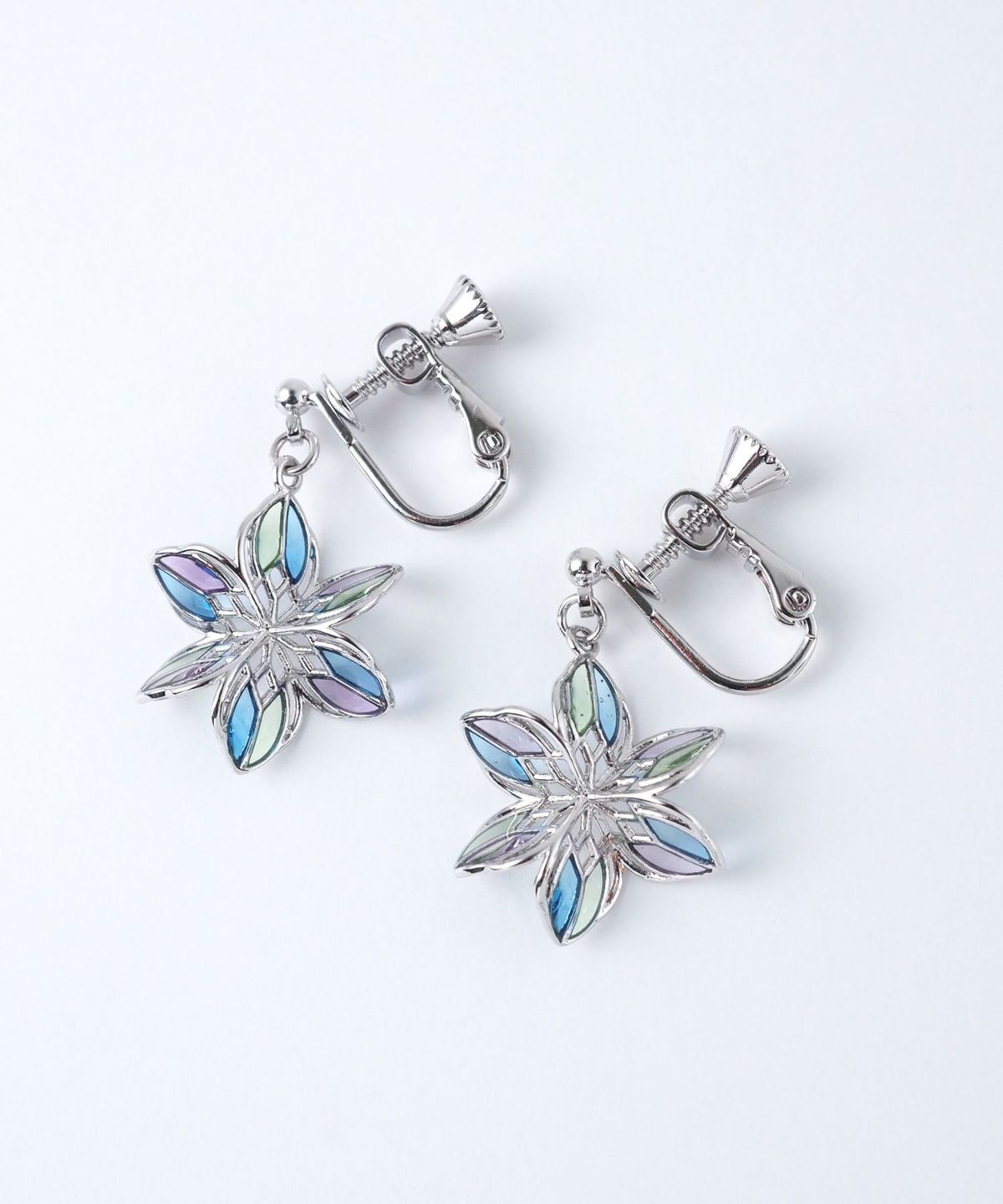 フラワーモロッカンイヤリング【MORROCCAN】