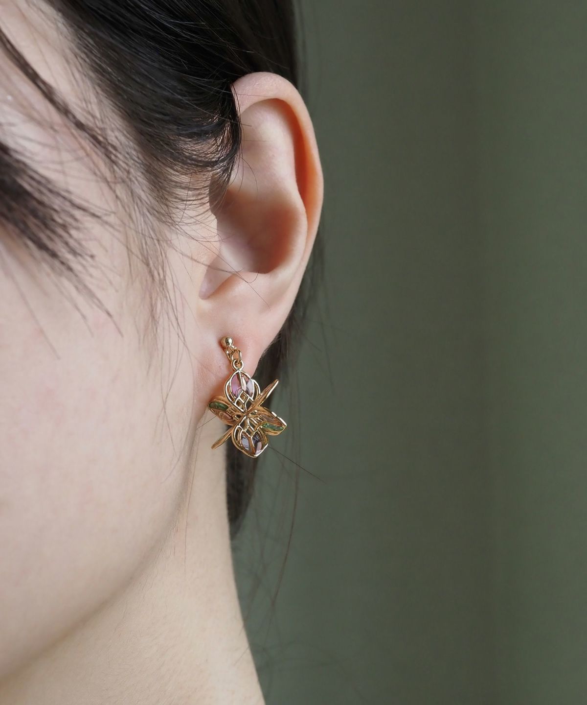 フラワーモロッカンイヤリング【MORROCCAN】