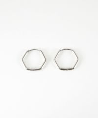 ヘキサゴンワンタッチステンレスピアス【MUK lucenzio】