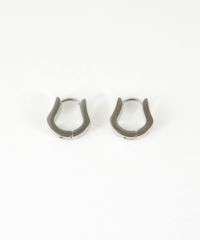 ホースシューワンタッチステンレスピアス【MUK lucenzio】