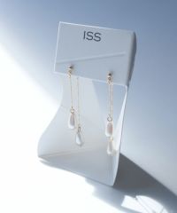 ドロップパールピュアチタンポストピアス【ISS】