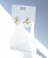 クリアバブルピュアチタンポストピアス【ISS】