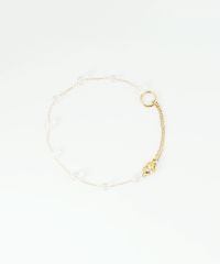 ステーション2wayステンレスブレスレット・アンクレット【Zoule】