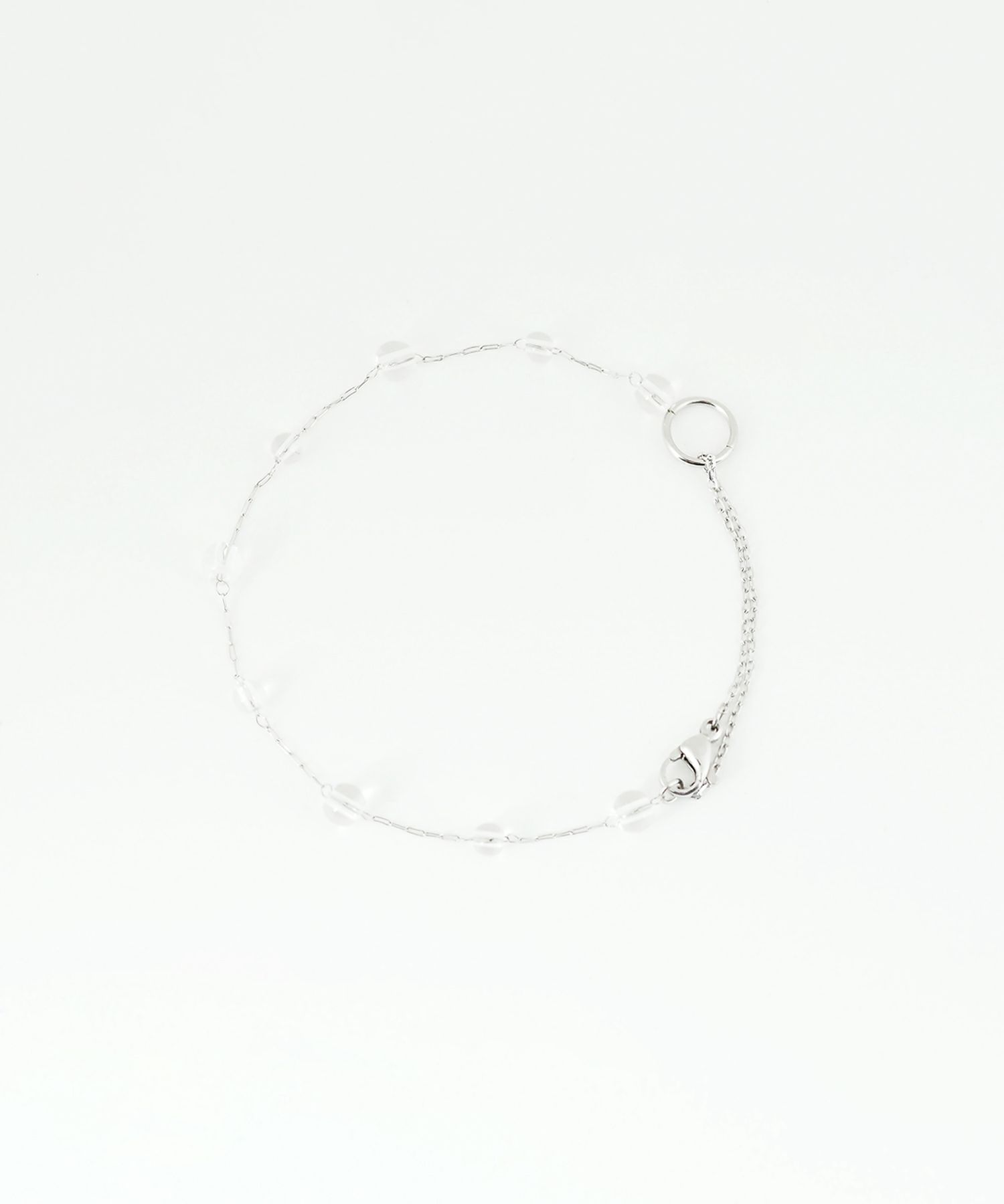 ステーション2wayステンレスブレスレット・アンクレット【Zoule】