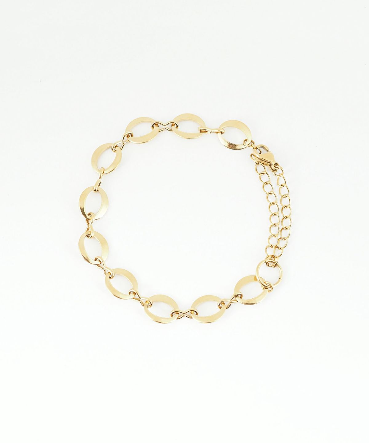 サークルチェーン2wayステンレスブレスレット・アンクレット【Zoule】