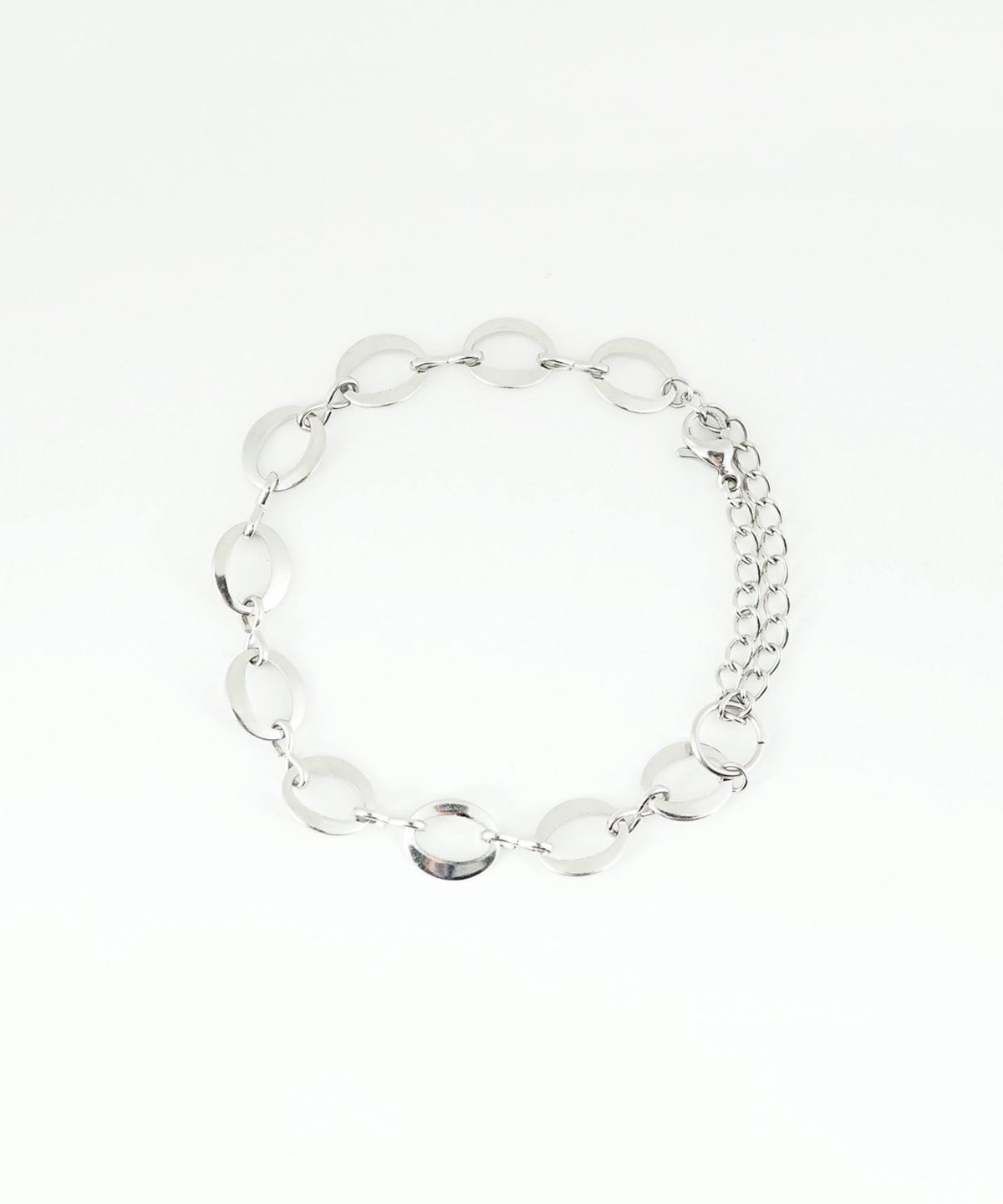 サークルチェーン2wayステンレスブレスレット・アンクレット【Zoule】
