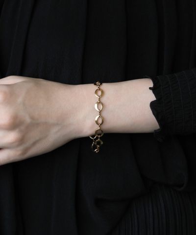 10%off】ステーション2wayステンレスブレスレット・アンクレット