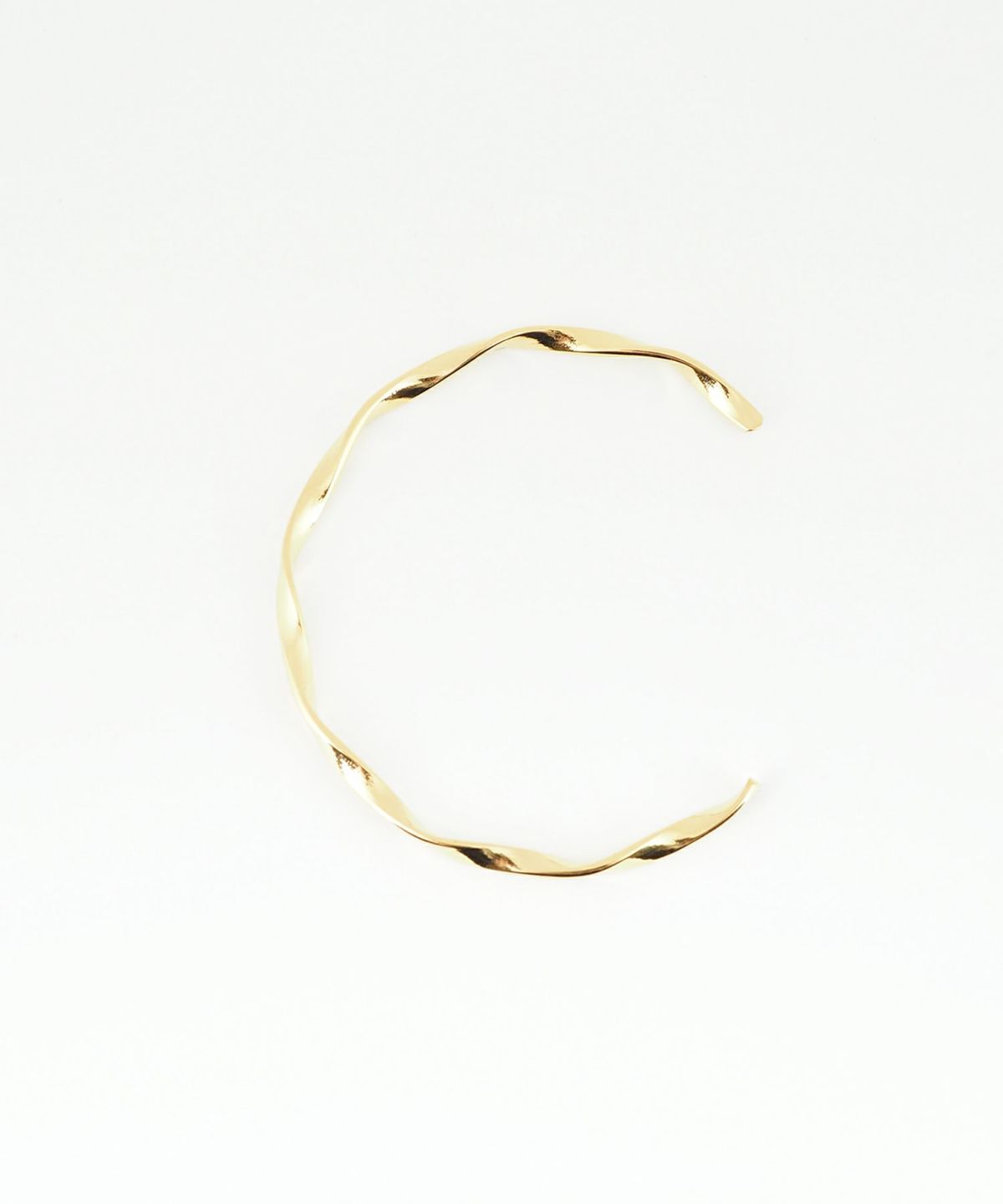 ツイストステンレスバングル【Zoule】