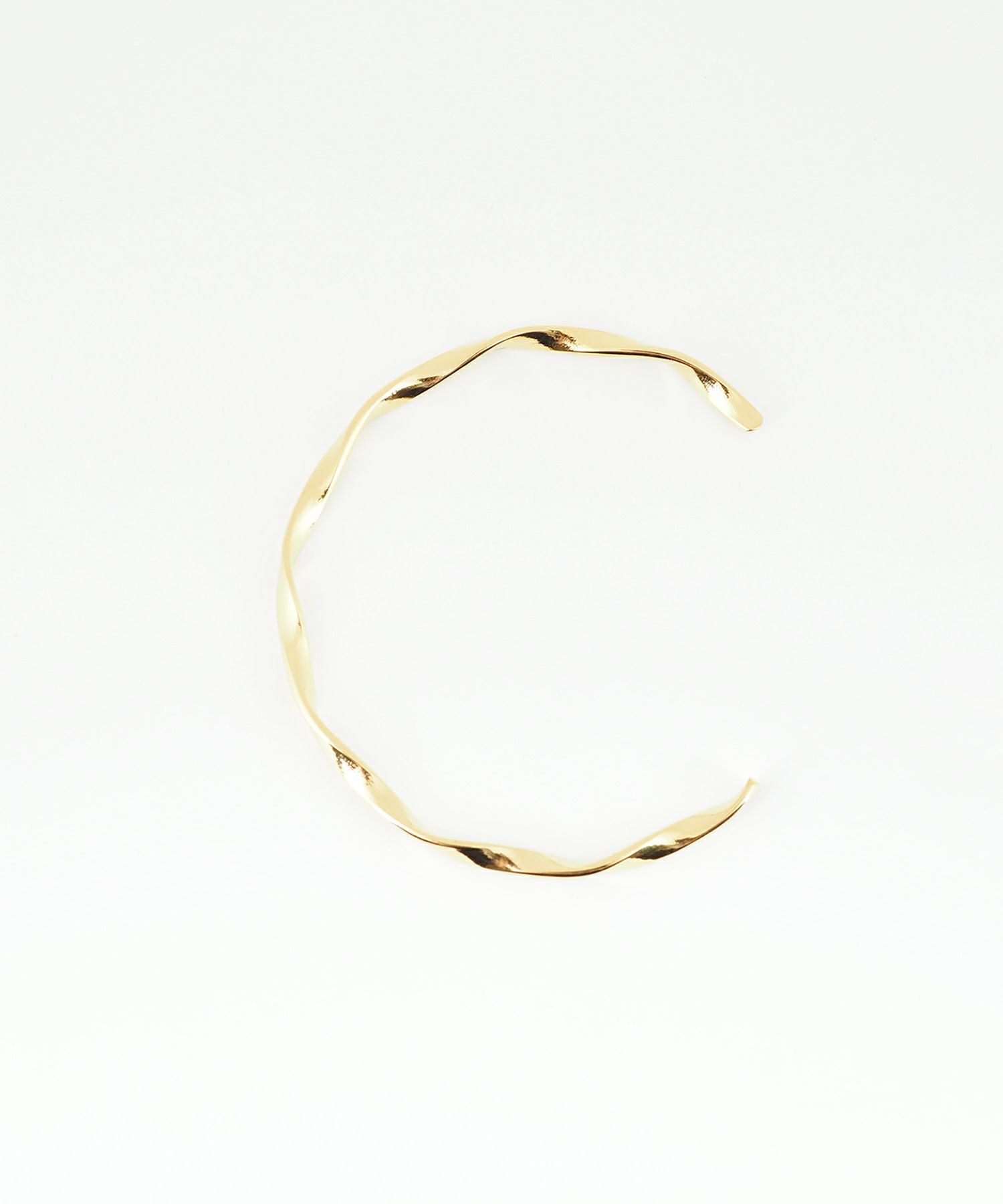 ツイストステンレスバングル【Zoule】