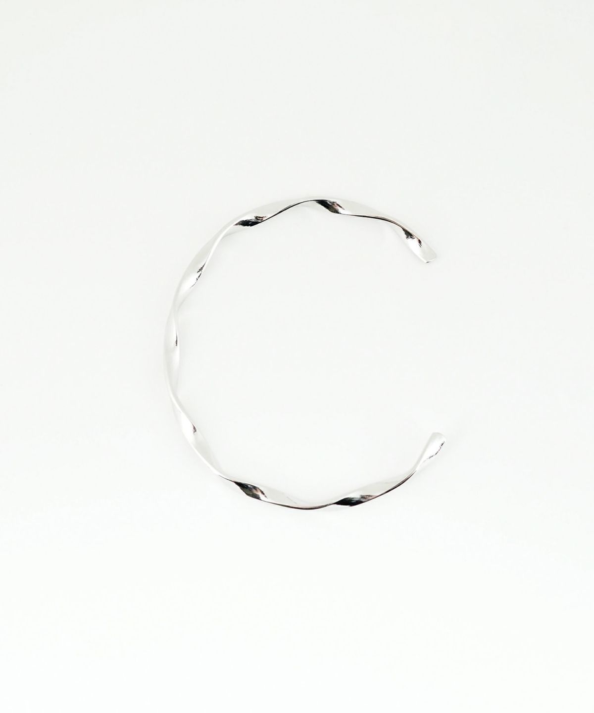 ツイストステンレスバングル【Zoule】