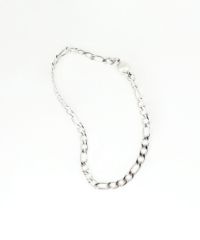 フィガロチェーンマグネットステンレスブレスレット