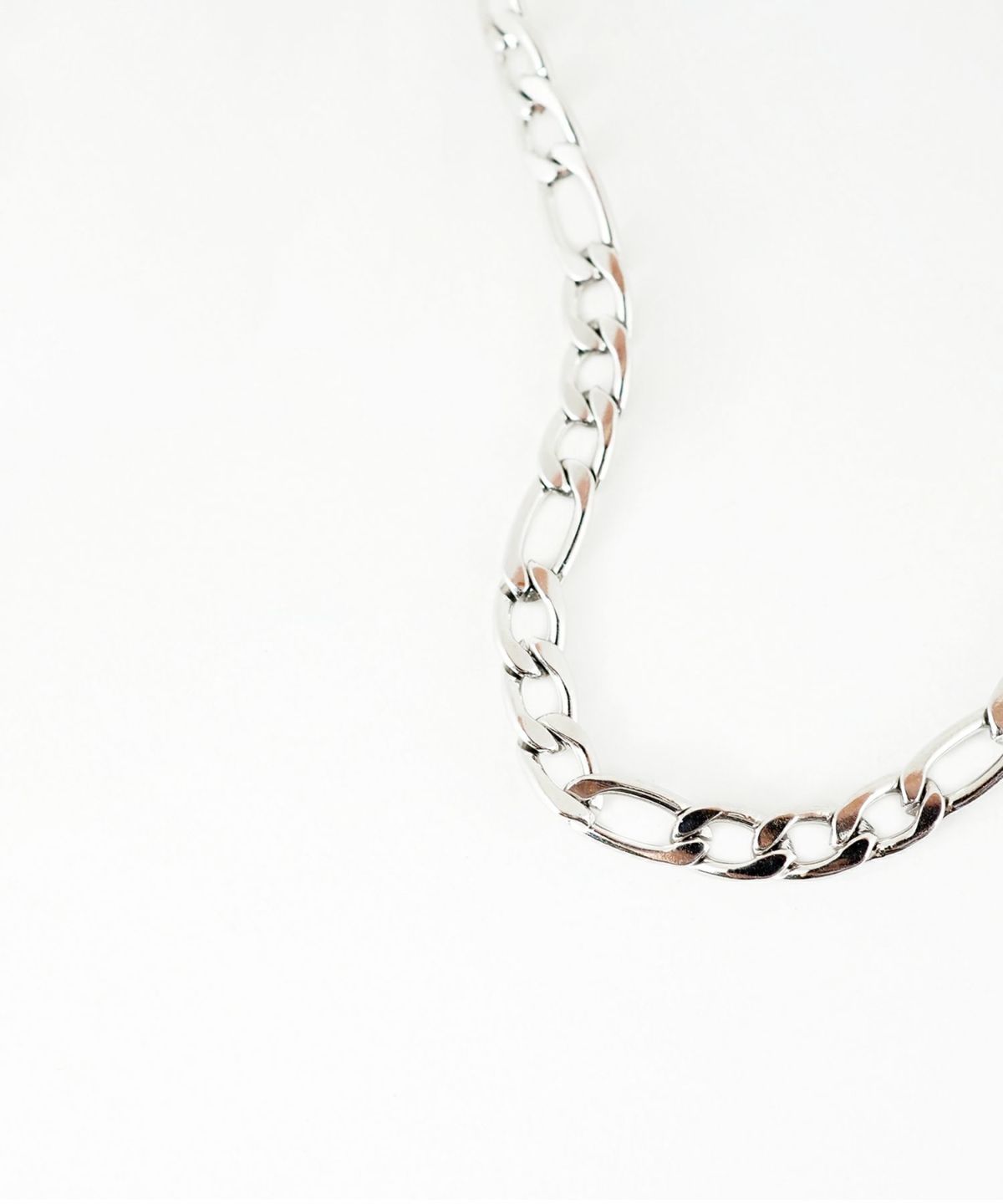 フィガロチェーンマグネットステンレスブレスレット