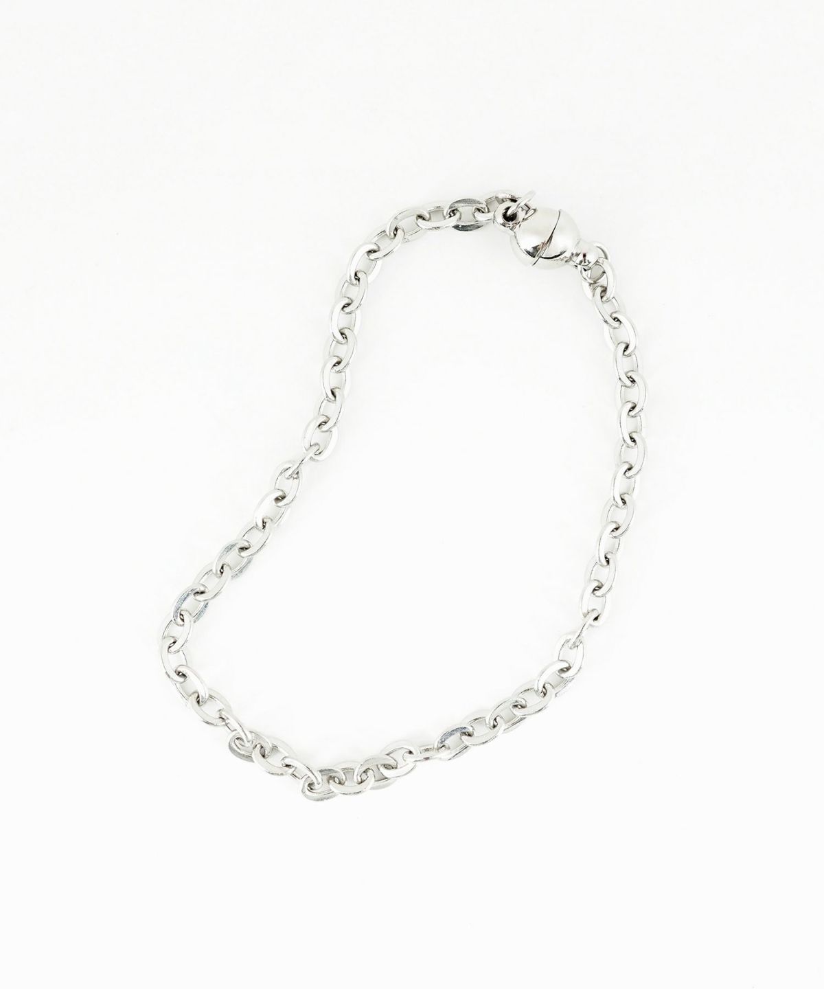 Fケーブルチェーンマグネットステンレスブレスレット