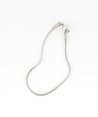 スネークチェーンマグネットステンレスブレスレット