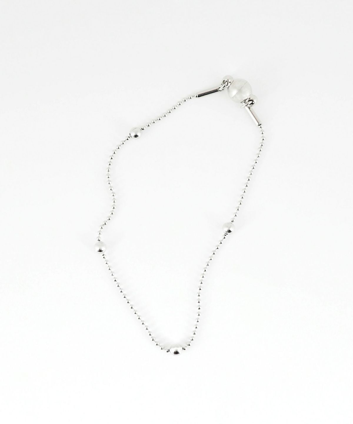 ボールチェーンマグネットステンレスブレスレット