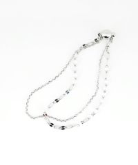 ペタルチェーン2連マグネットステンレスブレスレット