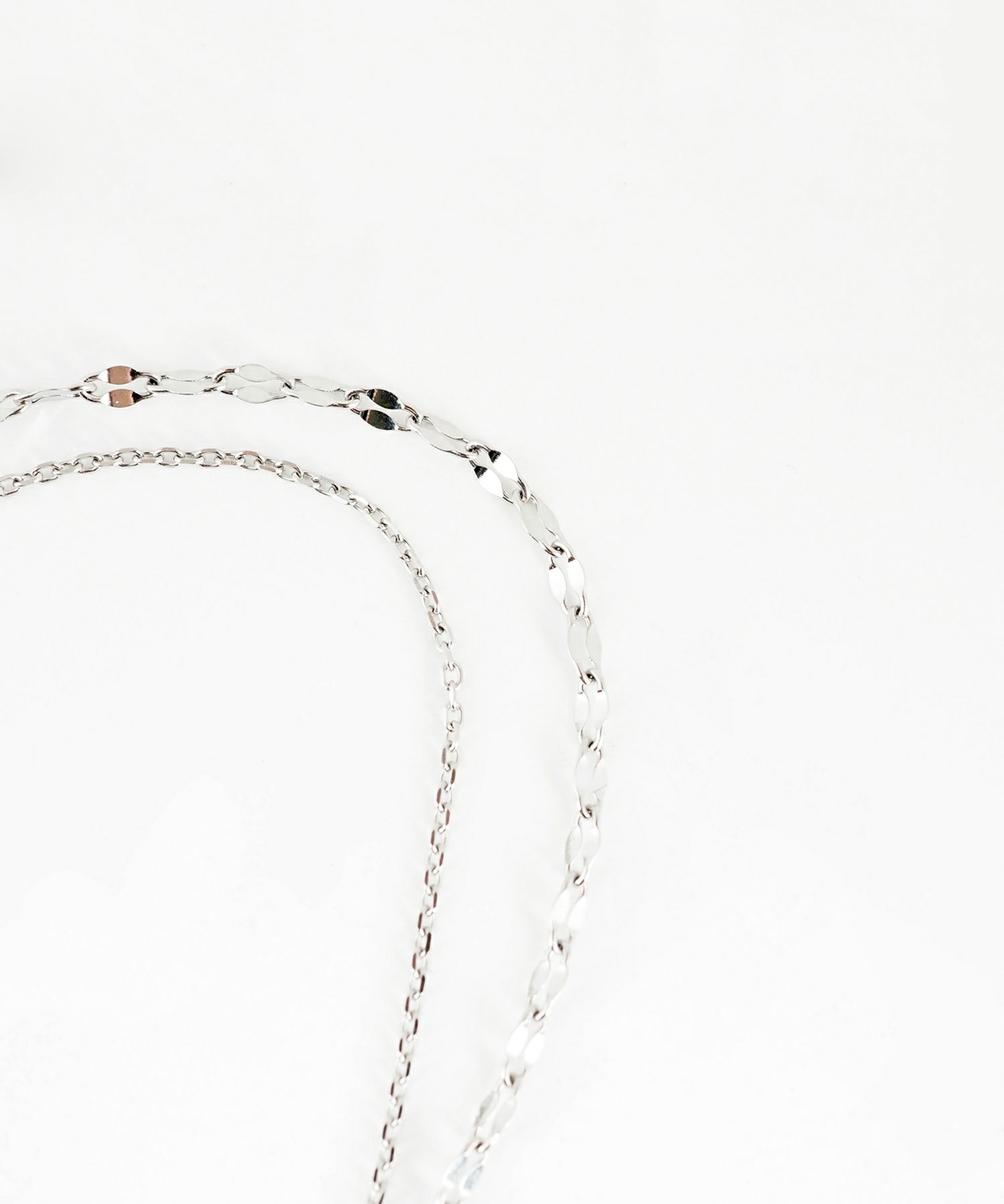 ペタルチェーン2連マグネットステンレスブレスレット