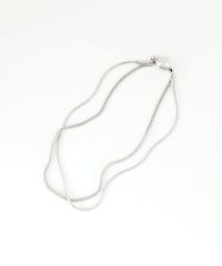 ターラントチェーン2連マグネットステンレスブレスレット