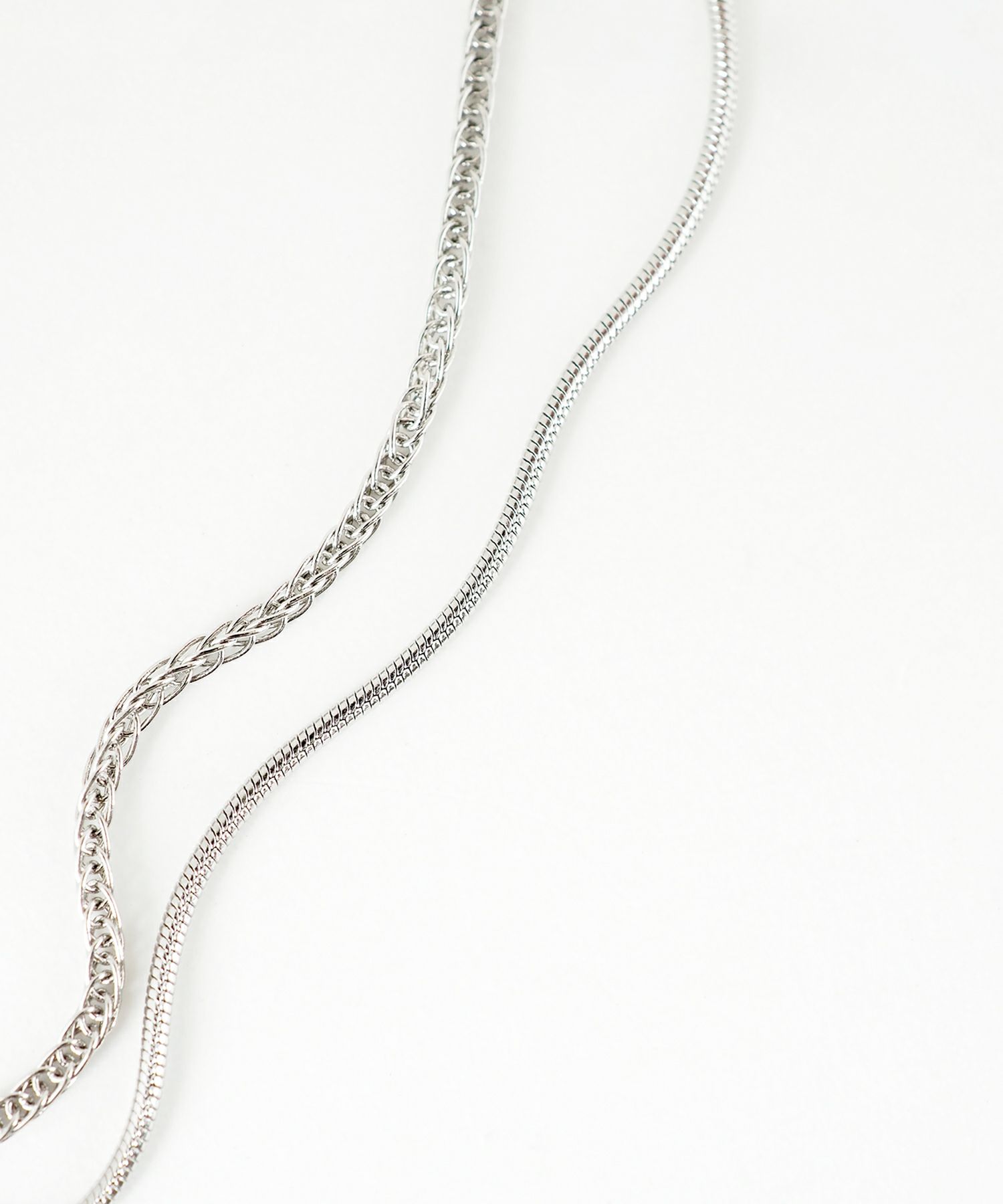 ターラントチェーン2連マグネットステンレスブレスレット