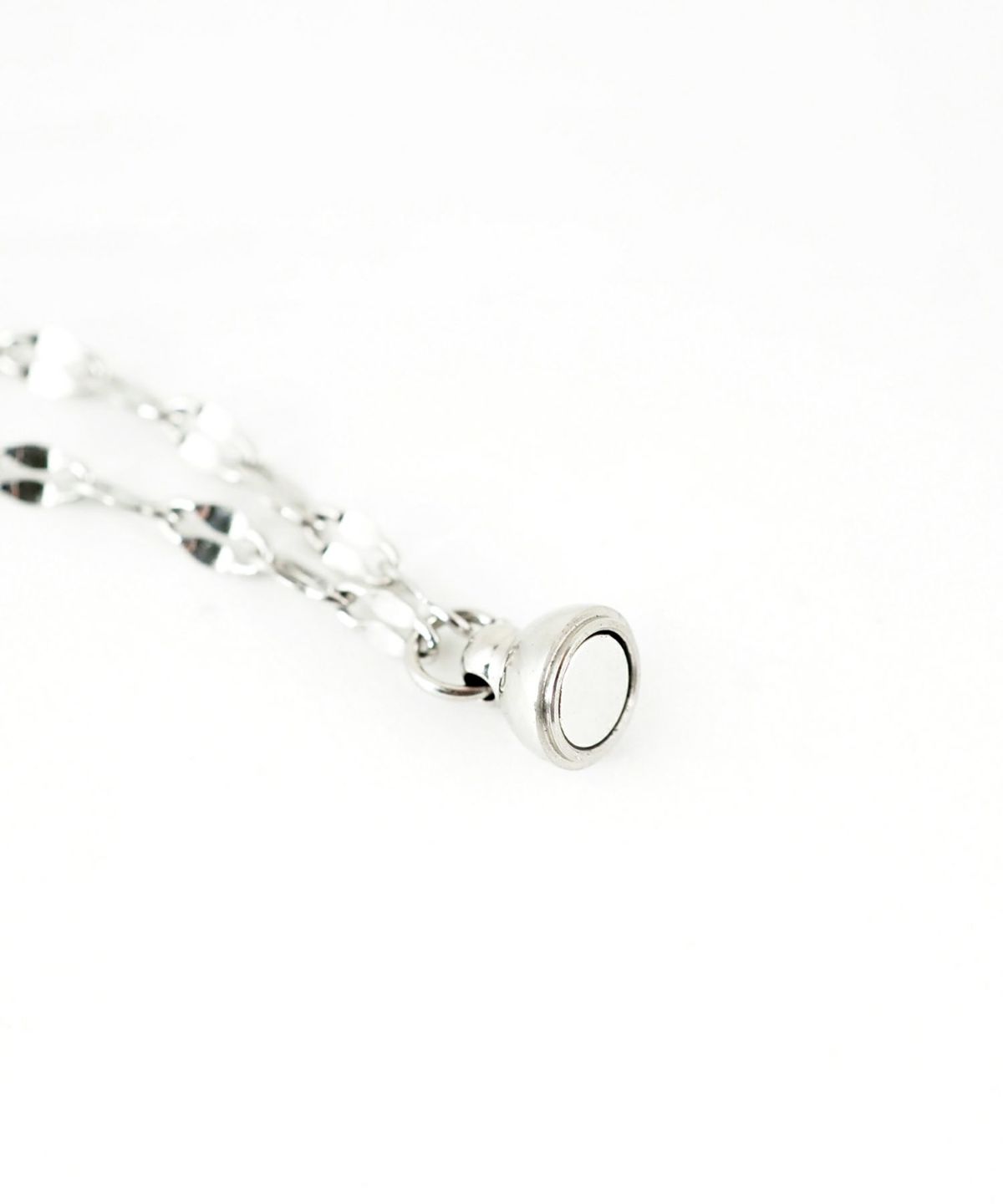 ミックスチェーンマグネットステンレスブレスレット