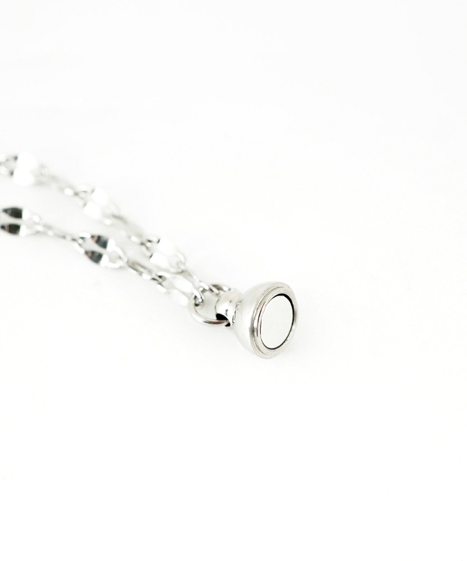 ミックスチェーンマグネットステンレスブレスレット