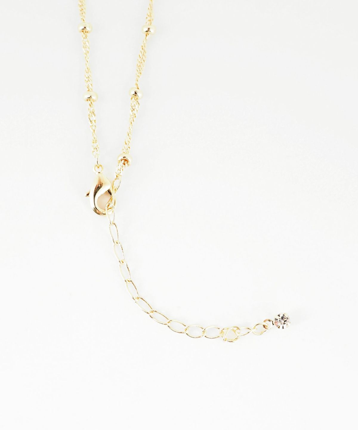 ツイストボールチェーンネックレス