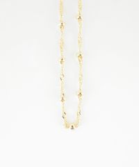 ツイストボールチェーンネックレス