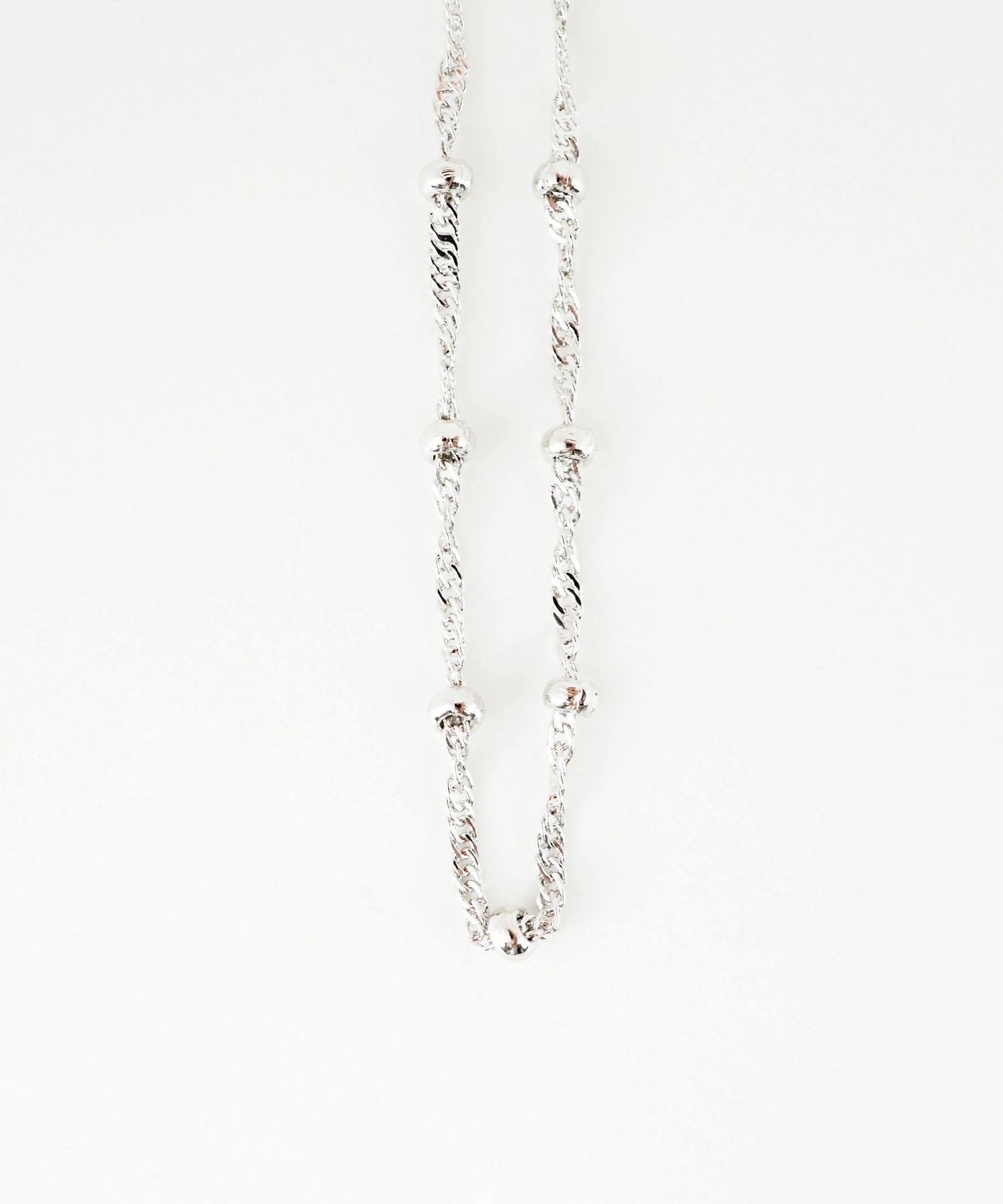 ツイストボールチェーンネックレス