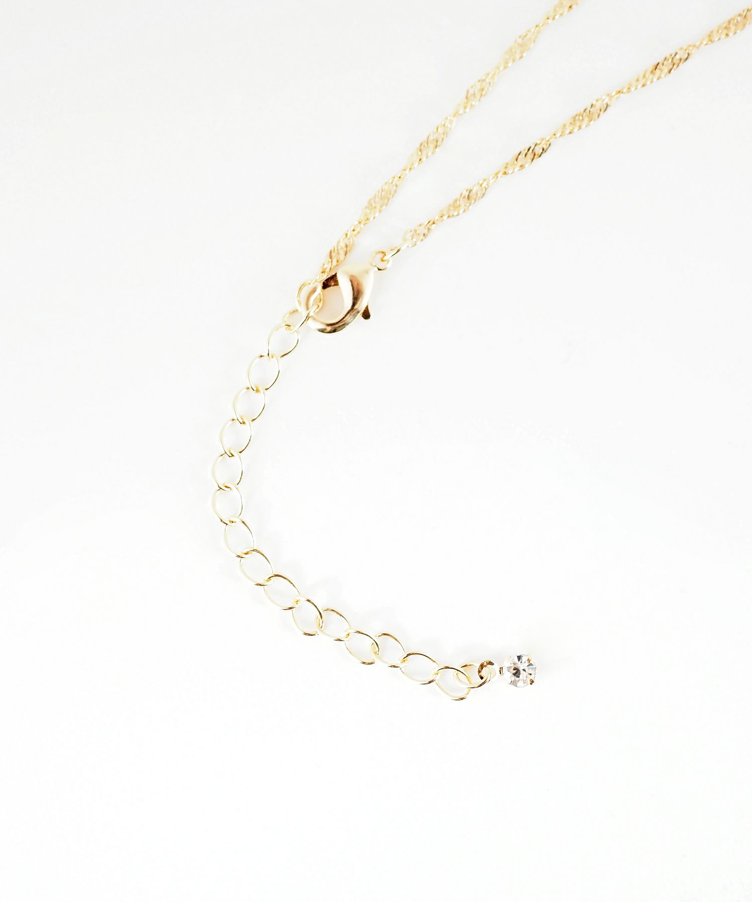 ツイストチェーンロングネックレス