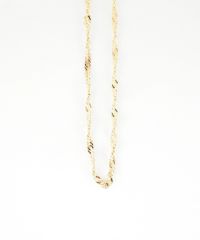 ツイストチェーンロングネックレス