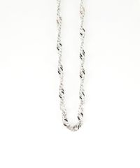 ツイストチェーンロングネックレス