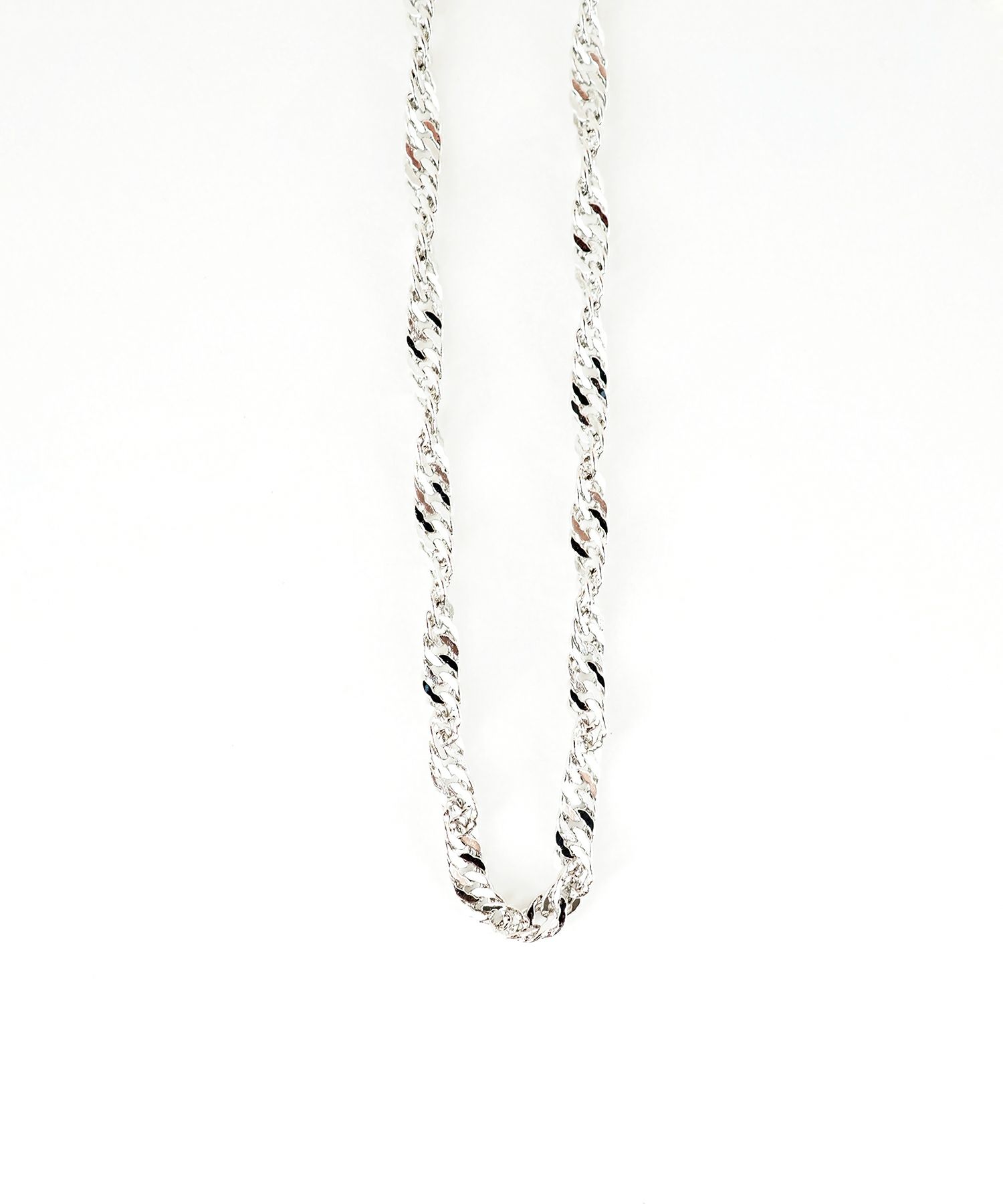 ツイストチェーンロングネックレス