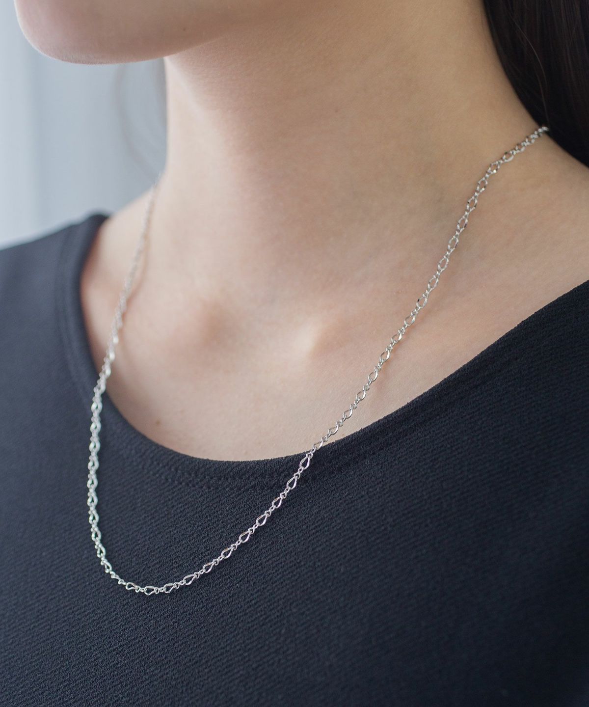 フィガロチェーンロングネックレス